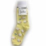 Schaf Socken gelb 35-38