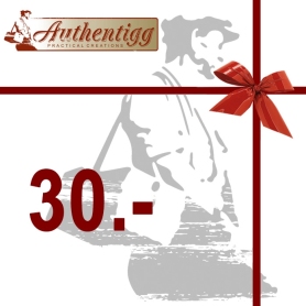 Authentigg® Geschenk-Gutschein 30 Authentigg® Gutscheine - 1