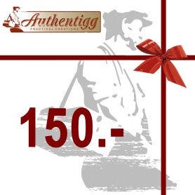 Authentigg® Geschenk-Gutschein 150 Authentigg® Gutscheine - 1