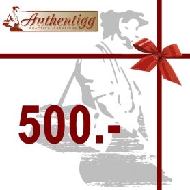 Authentigg® Geschenk-Gutschein 500 Authentigg® Gutscheine - 1