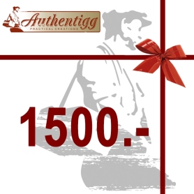 Authentigg® Geschenk-Gutschein 1500 Authentigg® Gutscheine - 1