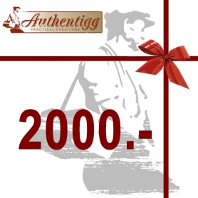 Authentigg® Geschenk-Gutschein 2000 Authentigg® Gutscheine - 1